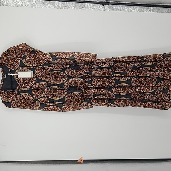 NWT Miss Me maxi dress medium black and brown boho - Picture 2 of 13